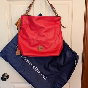 Dooney & Bourke Red Leather Shoulder Bag